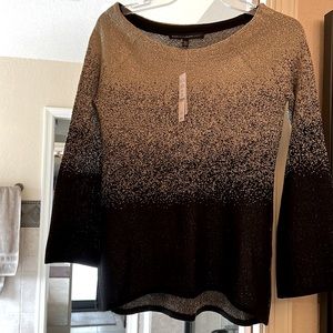 White House Black Market bell sleeve sweater